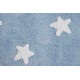 Alfombra Lavable Estrellas Azul-Blanco